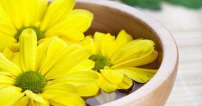 Minh họa cách cắm hoa kiểu thả nổi trên mặt nước, một cách cắm hoa đơn giản mà đẹp