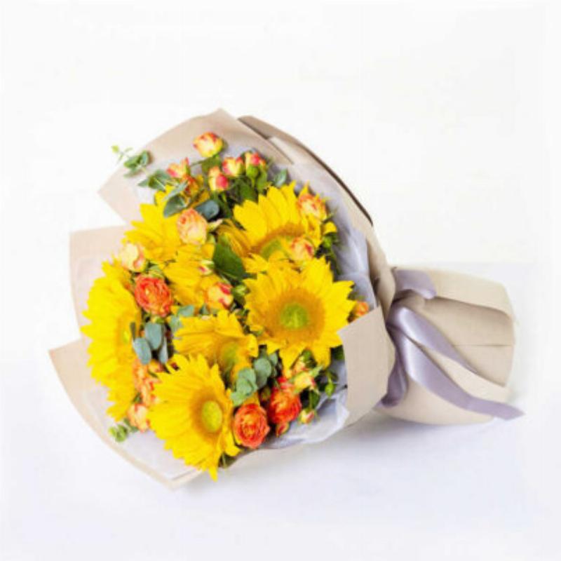Hoa hướng dương 1 bông chụp kỷ yếu