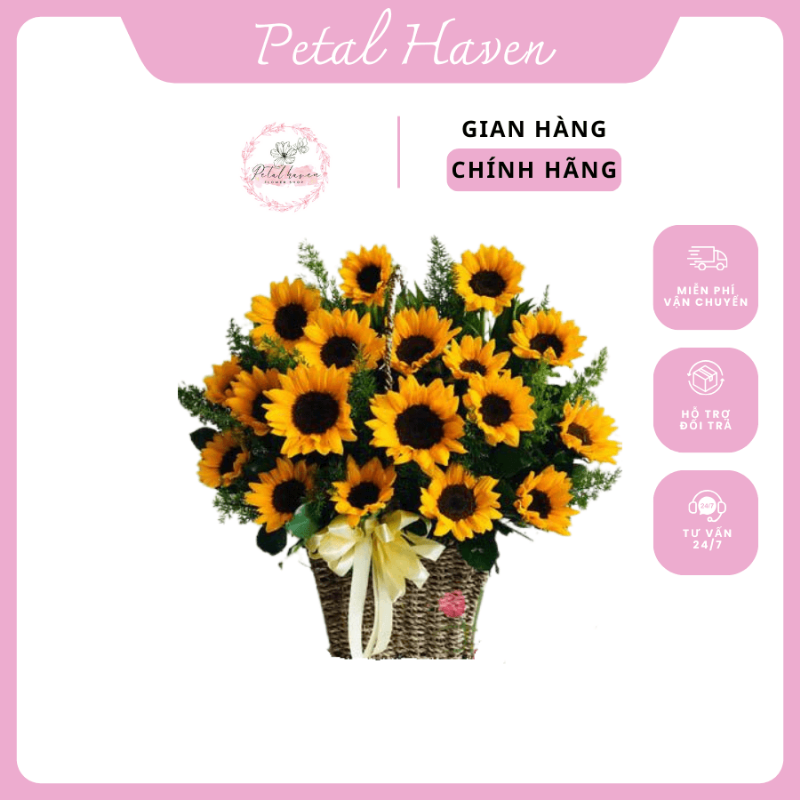 Hoa hướng dương 1 bông mang năng lượng tích cực