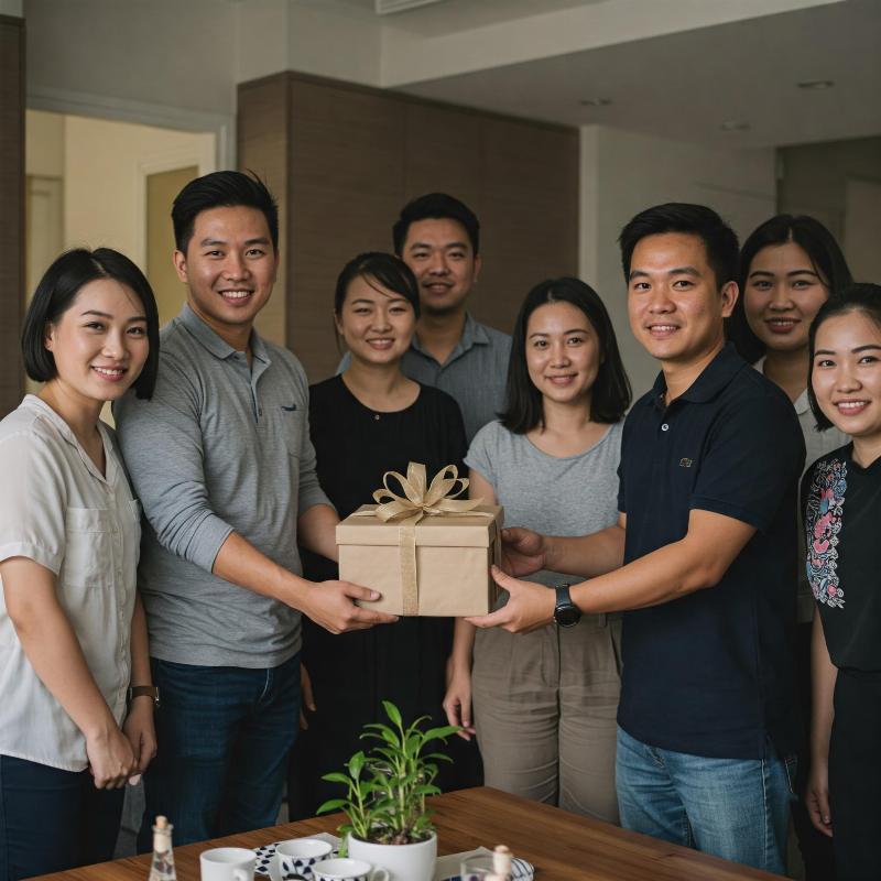 Chậu sen đá nhỏ được gói ghém cẩn thận làm quà tặng ý nghĩa
