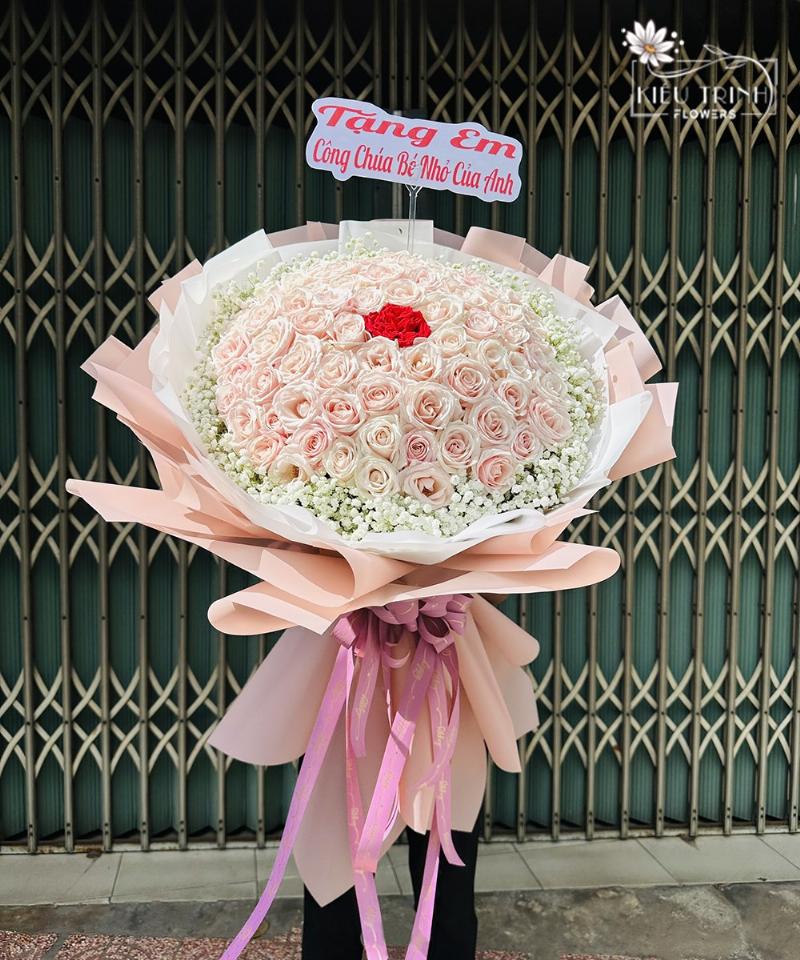 Bo hoa sinh nhat đẹp, tươi tắn va y nghia tu shop hoa tuoi Vĩnh Long.