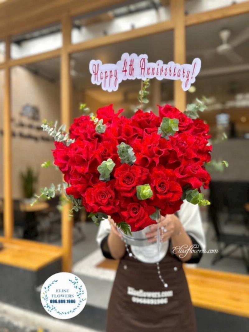Dịch vụ giao hoa tận nơi cho hoa chúc sinh nhật đẹp từ Lela Flower
