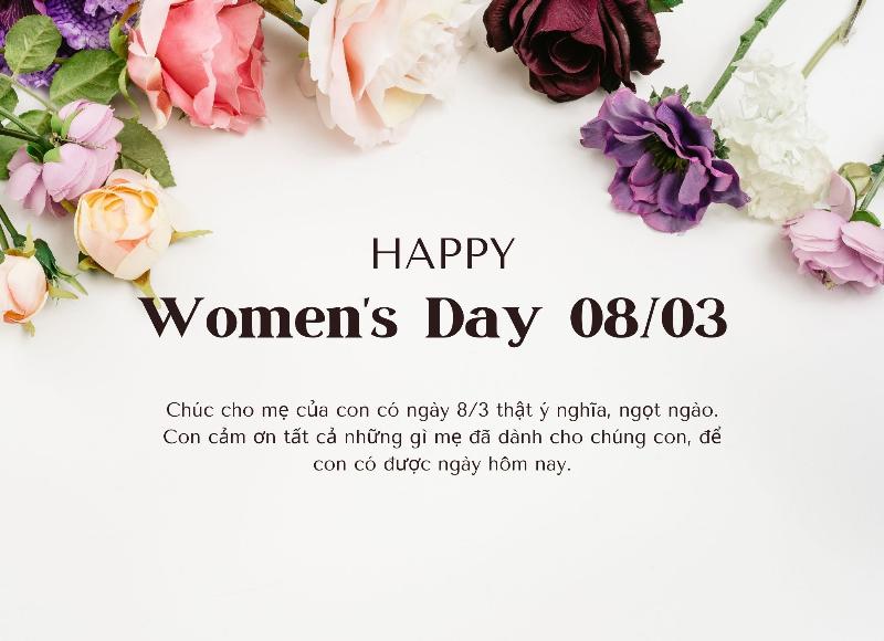 Tấm thiệp nhỏ gắn trên bó hoa đẹp tặng sinh nhật