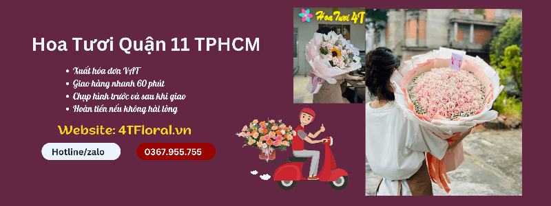 Một mẫu lẵng hoa mừng khai trương hoành tráng và đầy màu sắc, thường có tại các shop hoa tươi quận 11